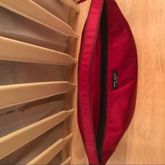 Authentic Kate Spade Ruby Red Nylon Purse - Picture 5 of 5